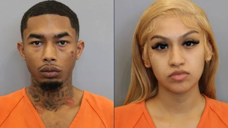 Demari Alston and Trinity Perez