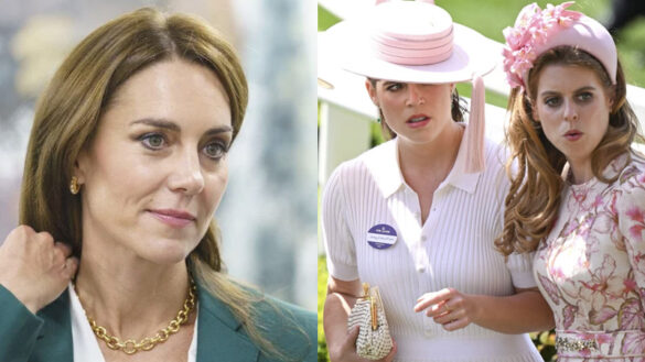 Kate Middleton and Princess Beatrice and Princess Eugenie