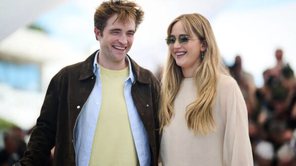 obert Pattinson and Jennifer Lawrence. Gareth Cattermole/Getty Images