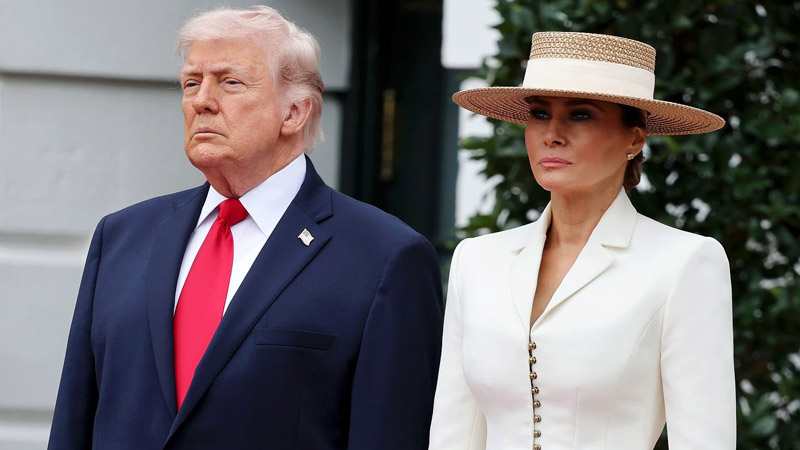 Donald Trump and First Lady Melania Trump