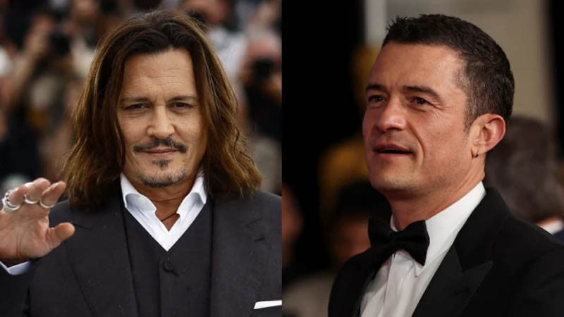 Johnny Depp and Orlando Bloom