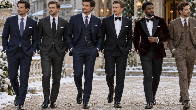 Winter Wedding Suits for Men